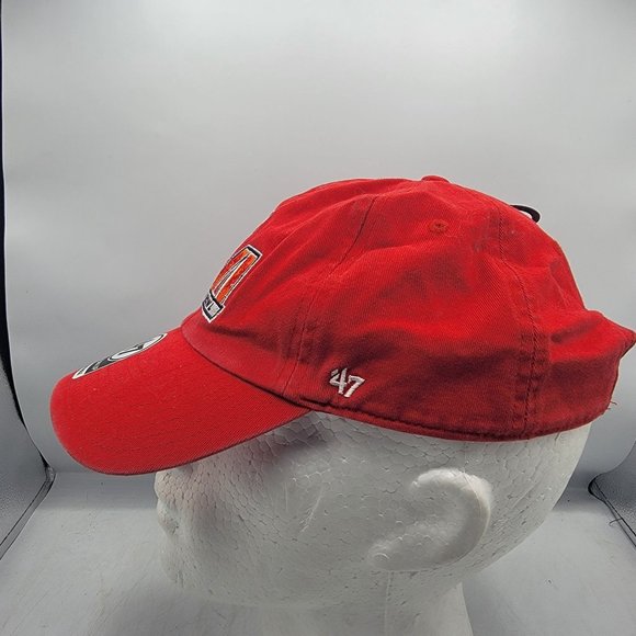 47 Adults Red Super Bowl LVI Clean Up Adjustable Hat Cap Comfort Casual Sports - Picture 2 of 9